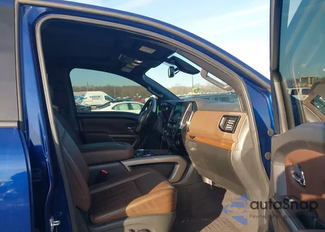 2021 Nissan Titan Platinum Reserve 4X4 из США, поврежденный, VIN 1N6AA1ED5MN519960